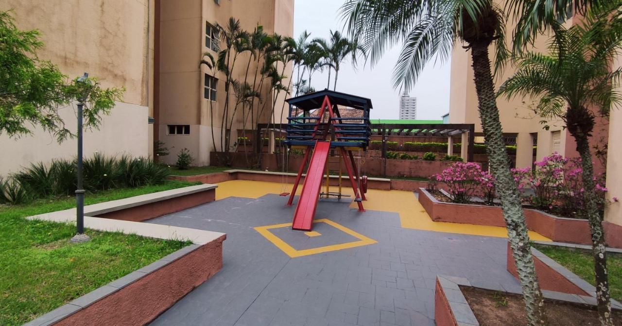 Appartement Praia Da Enseada - Predio Com Area De Lazer E Garagem à Guarujá Extérieur photo